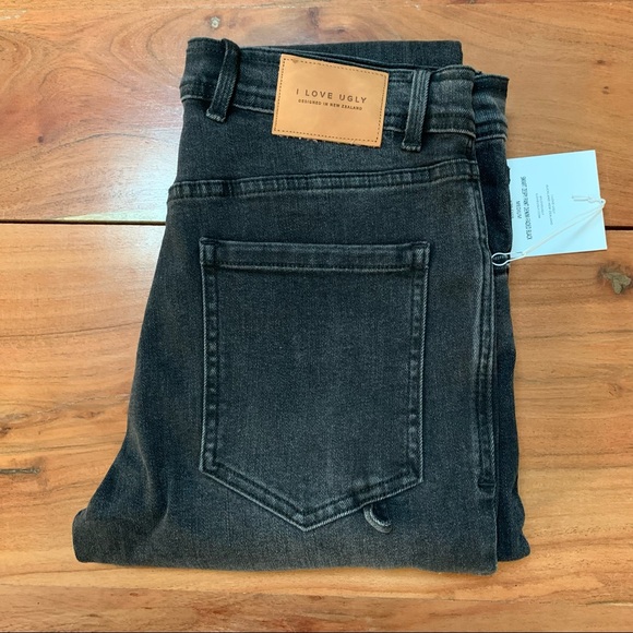 I LOVE UGLY Denim-Faded Black Smart Zespy Jeans - Picture 7 of 7